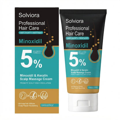 5% Minoxidil & Keratin Scalp Massage Cream for Hair Growth